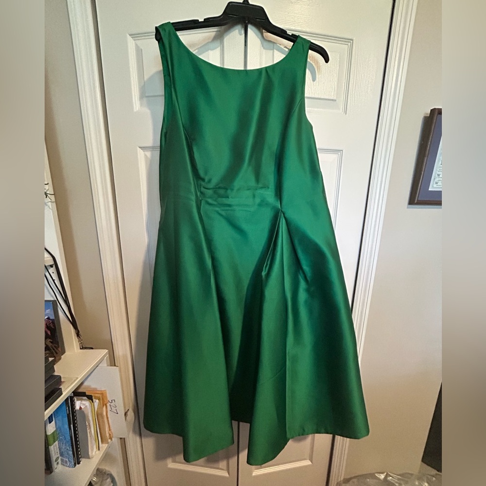 Adrianna Papell Sleeveless Mikado Fit and Flare